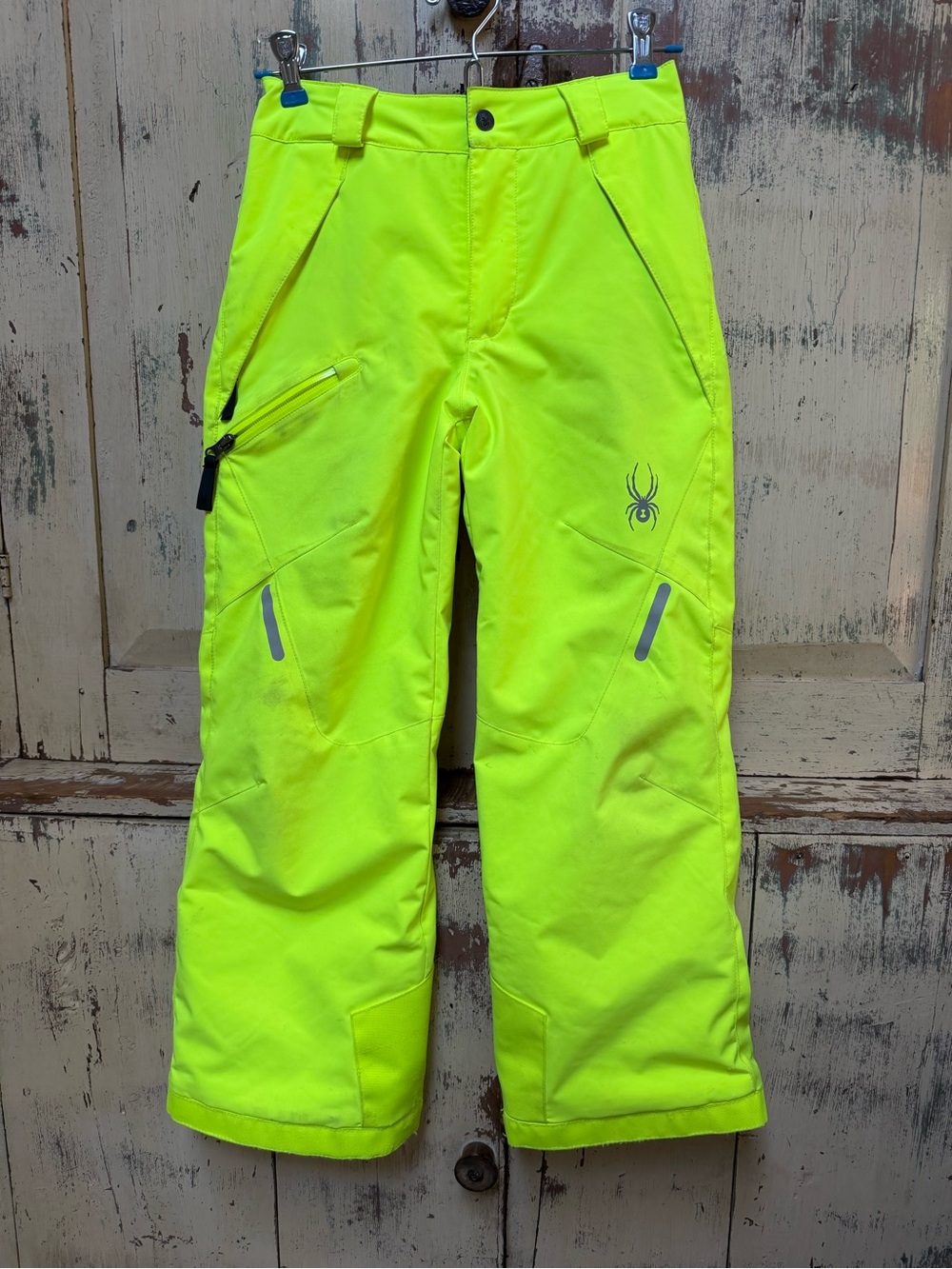 Spyder Kids' Neon Yellow Ski Pants